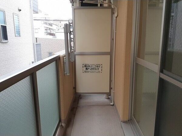 ジュネス我孫子のバルコニー