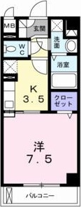 ジュネス我孫子の間取り