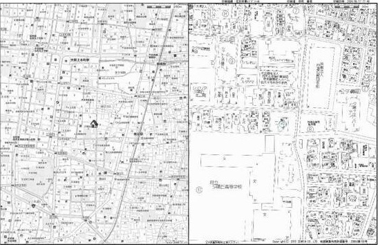 アリヴィオ夕陽ヶ丘の地図