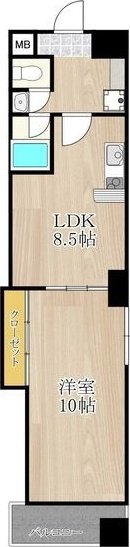 CITY　SPIRE上町台の間取り