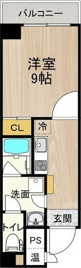 CITY SPIRE上本町の間取り