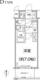 エスリード大阪上本町グリーズの間取り