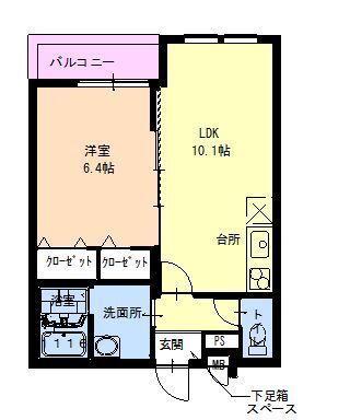 フジパレス西加賀屋の間取り