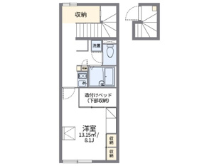 代表的な間取のため実際の間取とは異なる場合があります