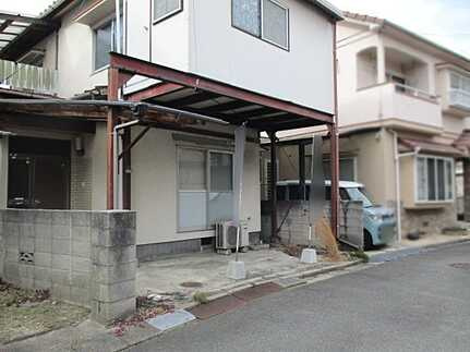 佐伯区千同２丁目の前面道路含む現地写真