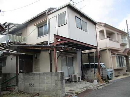 佐伯区千同２丁目の前面道路含む現地写真
