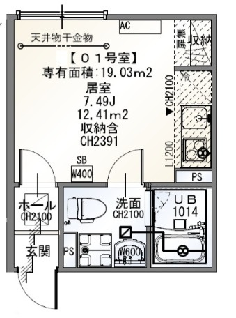 NanoCare Minami-Gyoutokuの間取り