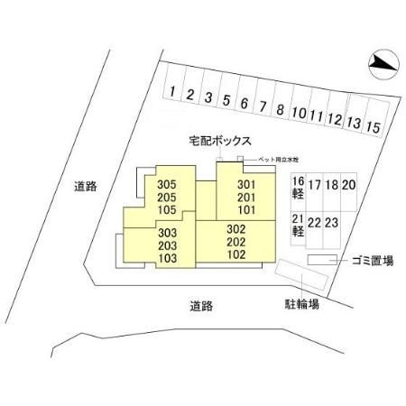 Luce（ルーチェ）の区画図