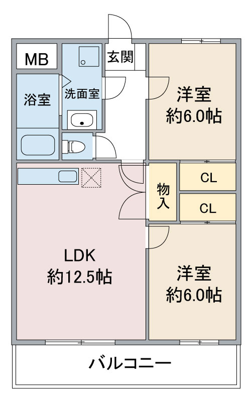 レージュ長久手の間取り