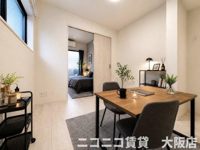 大阪市旭区大宮１丁目のアパートの内装|CG画像です。家具家電付きではありません