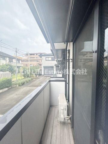 小平市学園西町１丁目のアパートのバルコニー|別号室写真