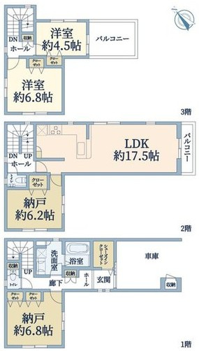 【間取り】 | 今津久寿川町　新築戸建