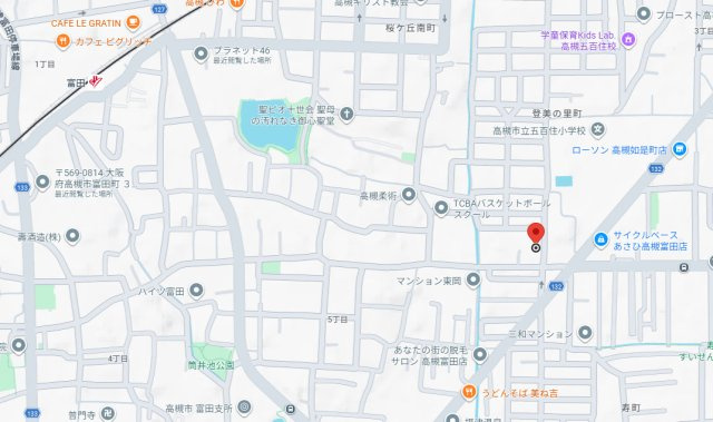YOSHIDAマンションの地図