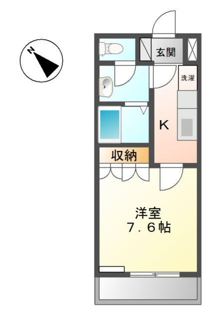 ベルファイブＳの間取り