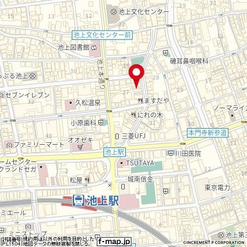ラ・ヴィール池上の地図