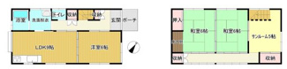 【間取り】 | 東本町貸家