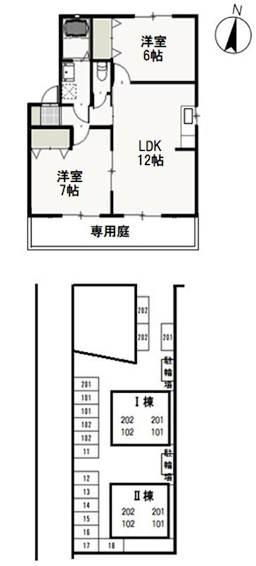 エクセレントハイツⅠ の間取り