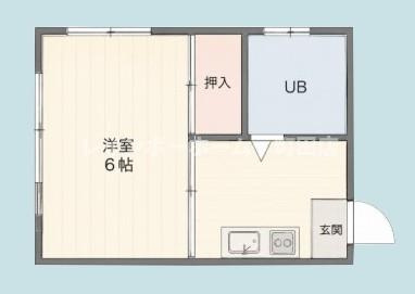 たちばなコーポ※初期費用分割後払いサービス利用可能物件の間取り