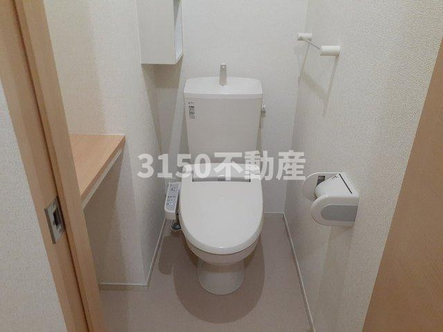 ミッドランドグレイスのトイレ|ゆったりとした空間のトイレです