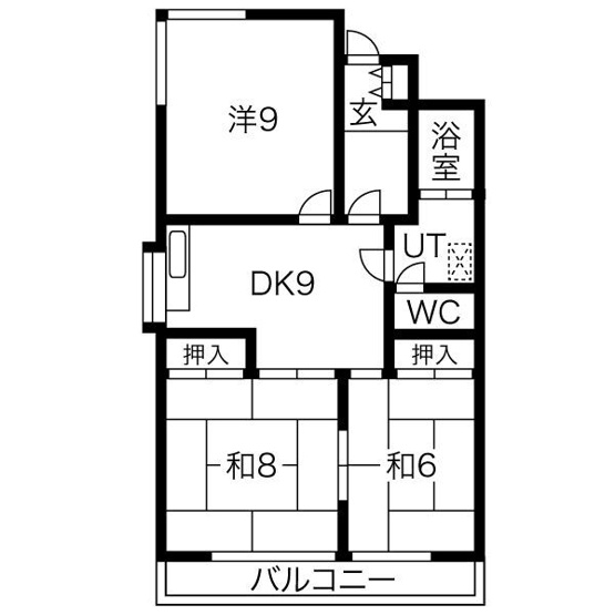 【間取り】 | ロイヤルマンション丁田