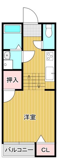 【間取り】 | クレオ箱崎伍番館