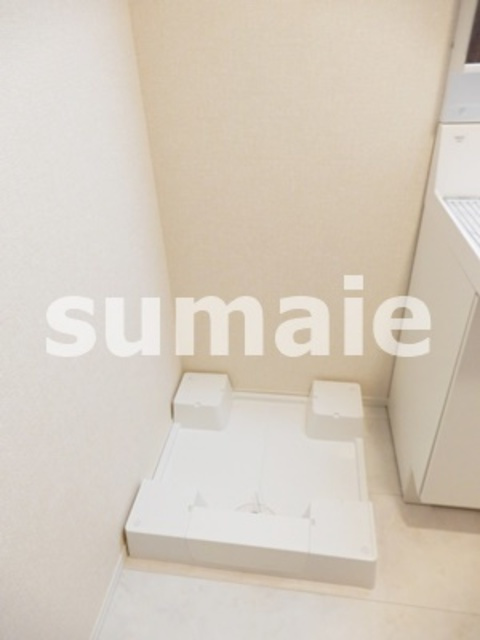 フェルカの洗面所|室内洗濯機置き場。