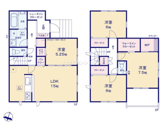 【間取り】 | 名古屋市守山区大字上志段味字東谷2087-81【仲介手数料無料】新築一戸建て　6号棟