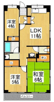 【間取り】 | ソレイユ久保