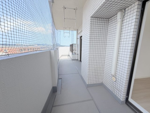 ロワールマンション周船寺のバルコニー