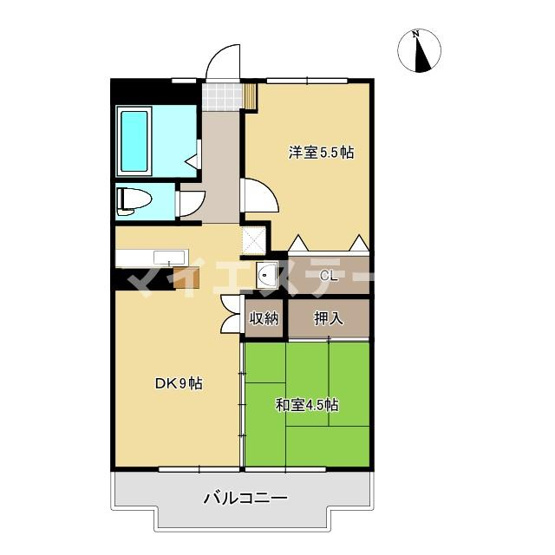 【間取り】 | コーポ51番街