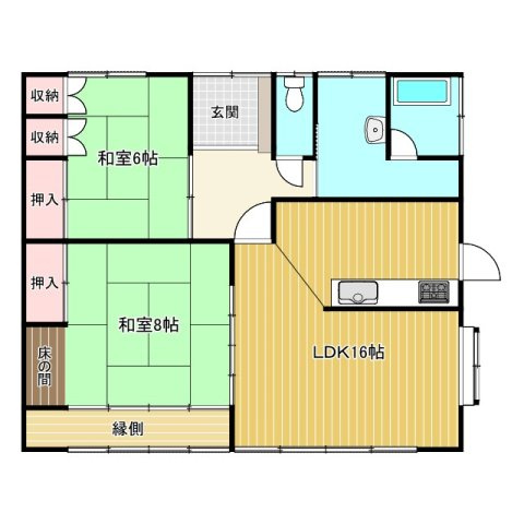 伊勢崎市堀口町の間取り