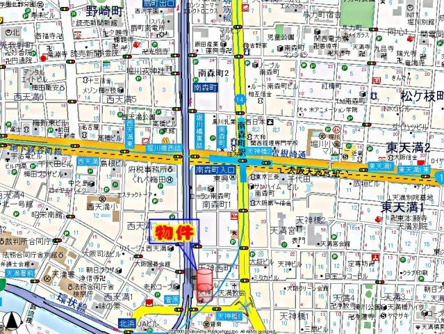 【地図】 | リーガル天神橋