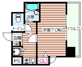 【間取り】 | リーガル天神橋