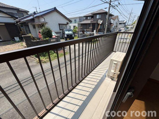ハイツボヌールのバルコニー