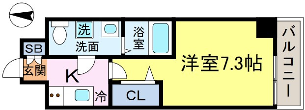 ラフィスタ新小岩の間取り