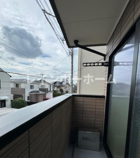 ベルシャンテ新松戸特典：仲介手数料が無料です!!のバルコニー|外からの目が気にならないバルコニーで洗濯物が干せます