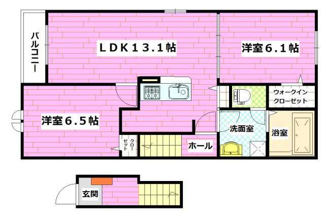 エスケーケーの間取り