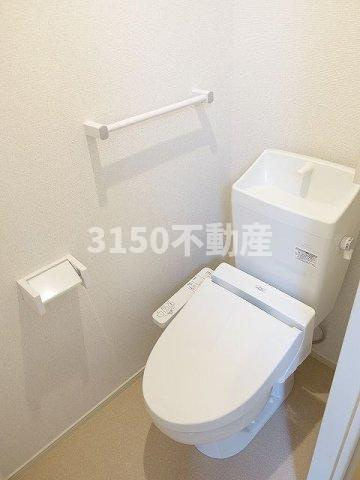 ミル・ボヌールのトイレ|落ち着いた色調のトイレです