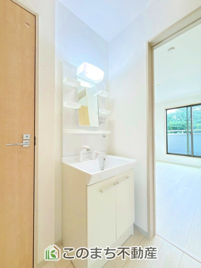 いろどりアイタウン那須塩原市埼玉23-P1の独立洗面台|２階にも洗面台完備しております！
