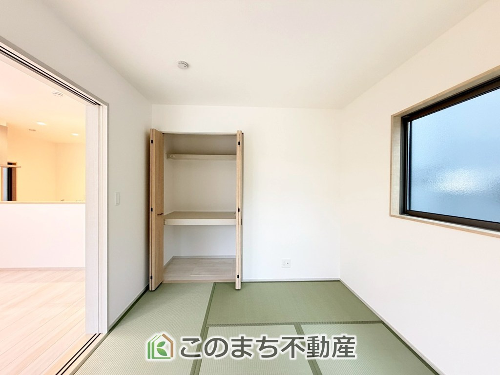 いろどりアイタウン那須塩原市埼玉23-P1の収納|和室の収納スペースは中棚が付いてますので、お布団をしまうのに最適です♪
