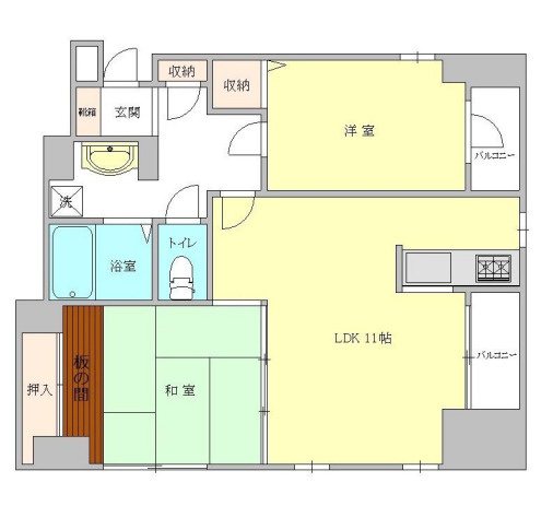エスポワールの間取り