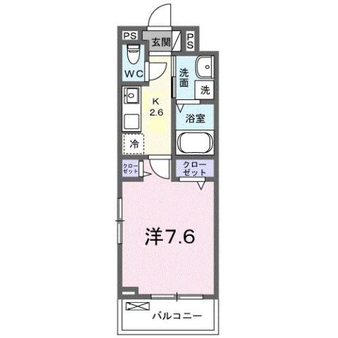 エルマーノＴ２の間取り