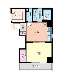 【間取り】 | アピレ小杉 | 間取りです。