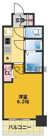 【間取り】 | メイクス矢場町Ⅱ | 間取りです。