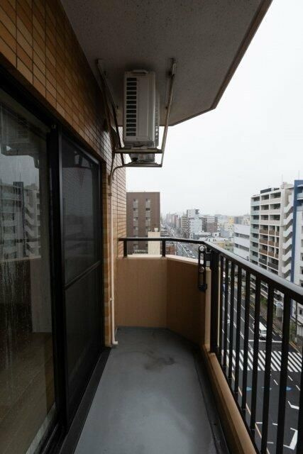 墨田区石原３丁目の賃貸マンションのバルコニー