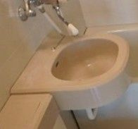 墨田区石原３丁目の賃貸マンションの洗面所|3点ユニット(バス・トイレ同室)