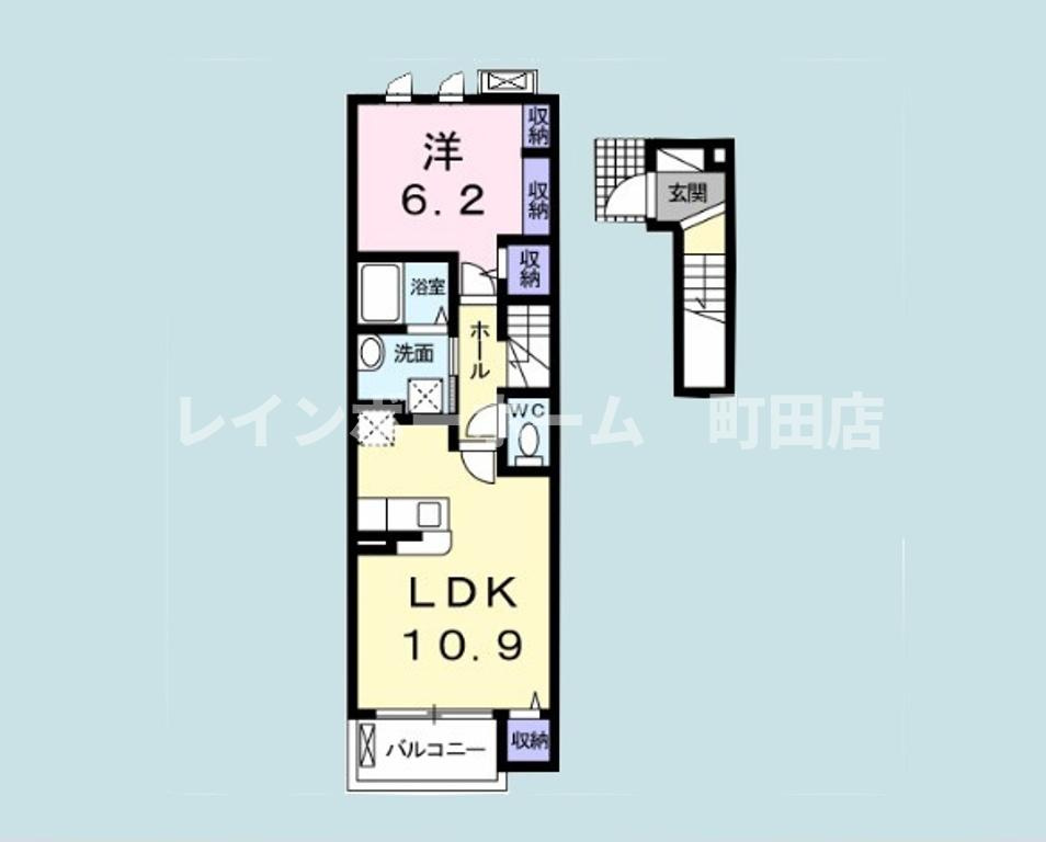 プリムヴェール2※初期費用分割あと払いサービス利用可能物件の間取り