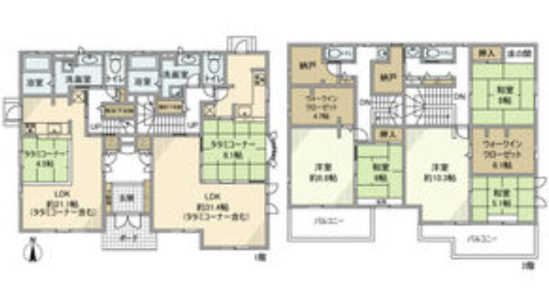 赤坂台5丁目戸建の間取り