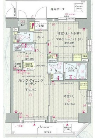 エステムプラザ神楽坂ＮｏｒｔｈＲｅｓｉｄｅｎｃｅの間取り