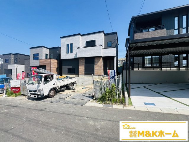 知多市日長字辰新田　全6棟　3号棟の前面道路含む現地写真|R8.7.16撮影　タマホーム施工！！